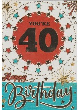 You're 40 Happy Birthday